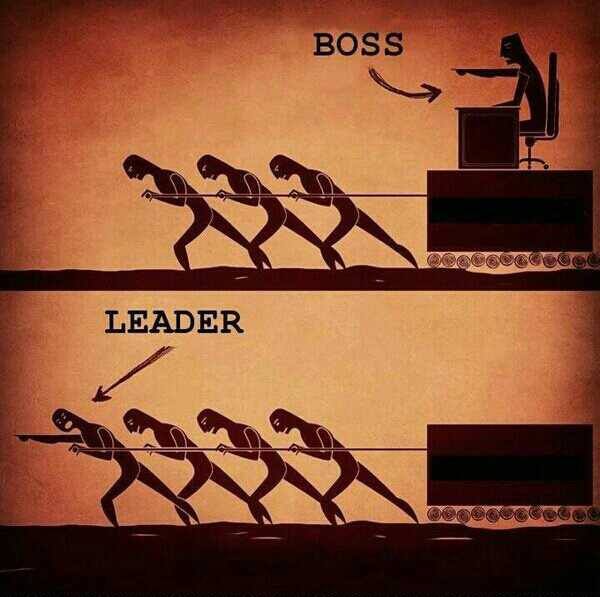 a big difference boss with leader
