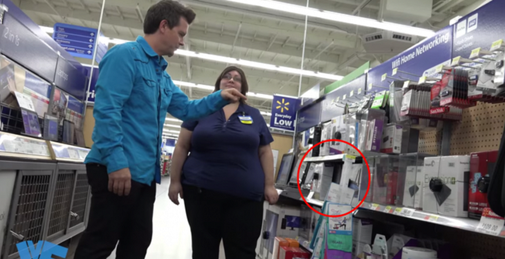 A Hidden Camera Caught A walmart Employee Doing Something That shocked him