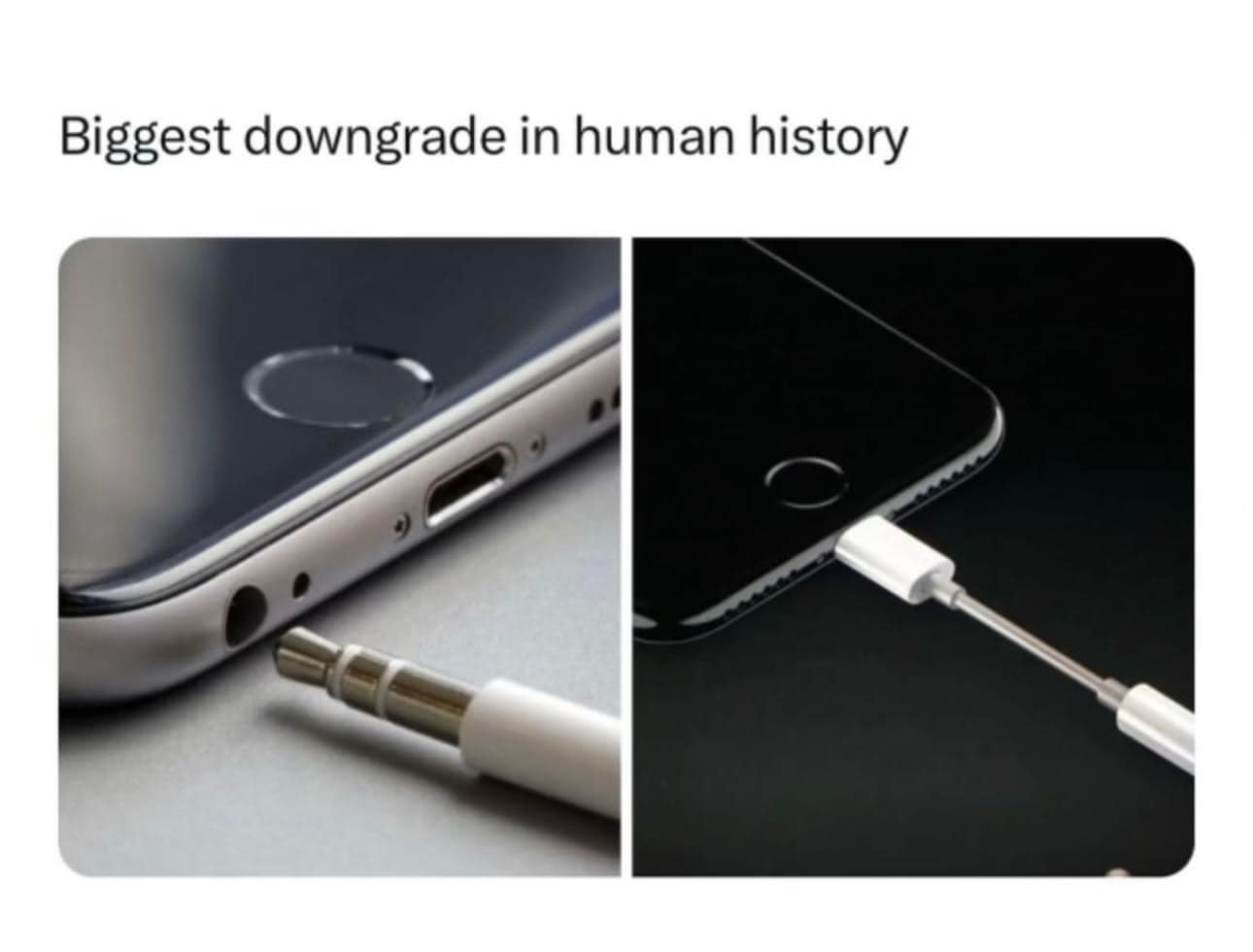 Biggest downgrade in human history