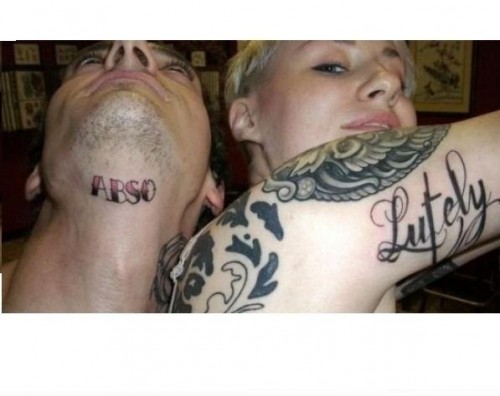 Boyfriend & Girlfriend Tattoo Fail