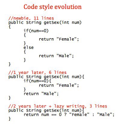 code style evolution