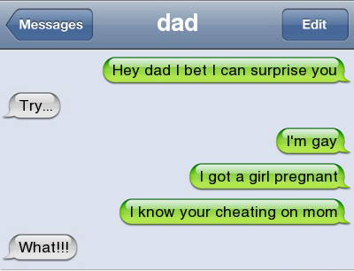 Dad Really Got Surprised