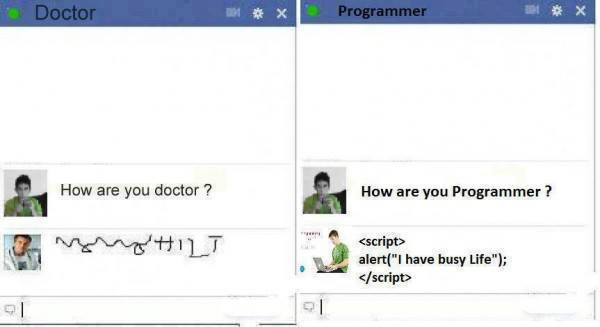 doctor and programmer
