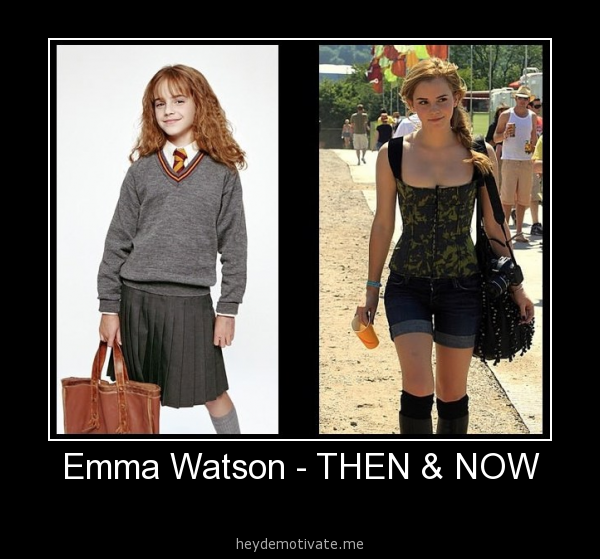Emma watson then & Now