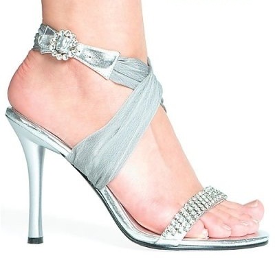 	 high heeled shoes