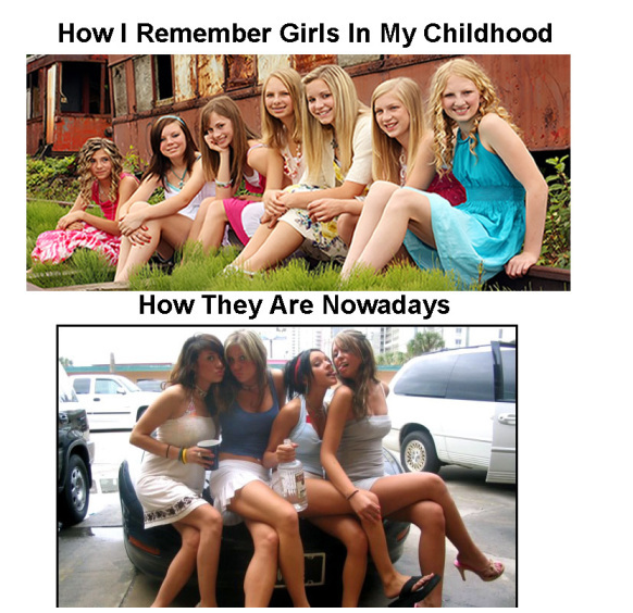 How i Remember girls in my childhood 