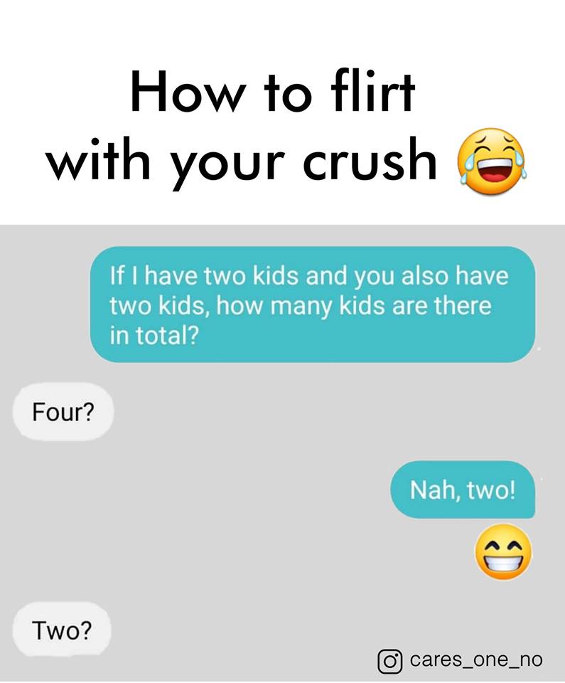 How to flirt with your crush