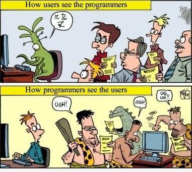 how users see the programmers
