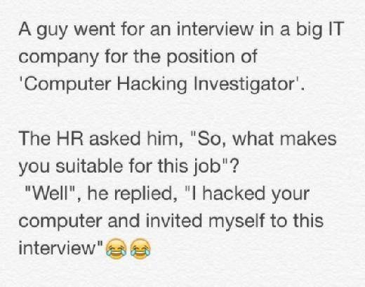 Interview Computer Hacking Investigator