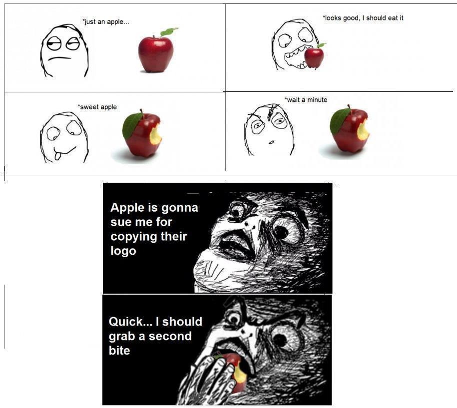 just an apple