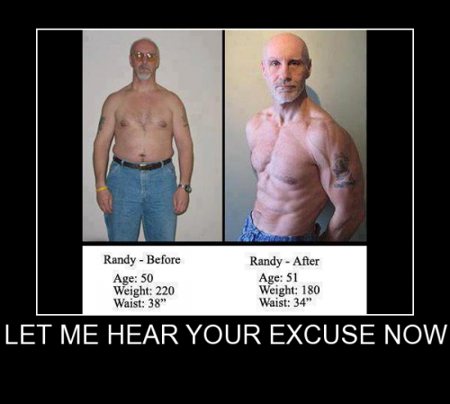 LET ME HEAR YOUR EXCUSE NOW