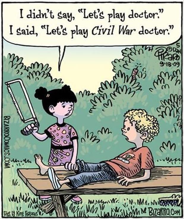 Let’s play civil war doctor