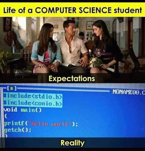 Life of a computer science student