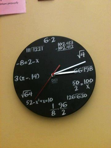 Math time clock