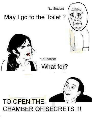 May i go to the toilet