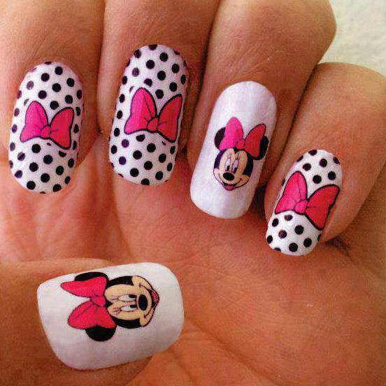 Micky Mouse Nails