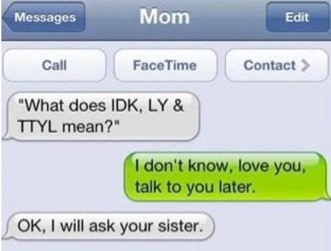 Moms Shouldnâ€™t Text