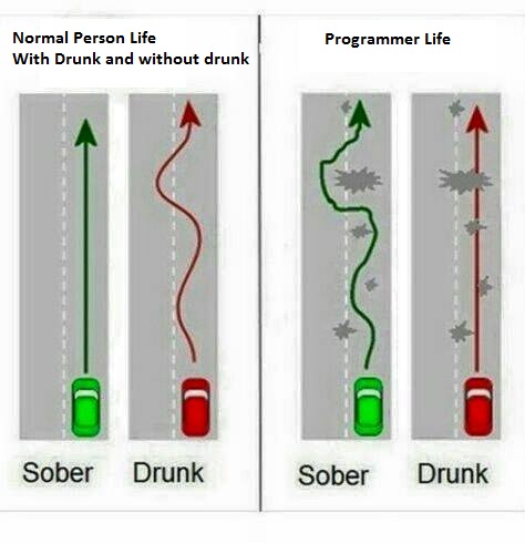 Normal person VS Programmer Life