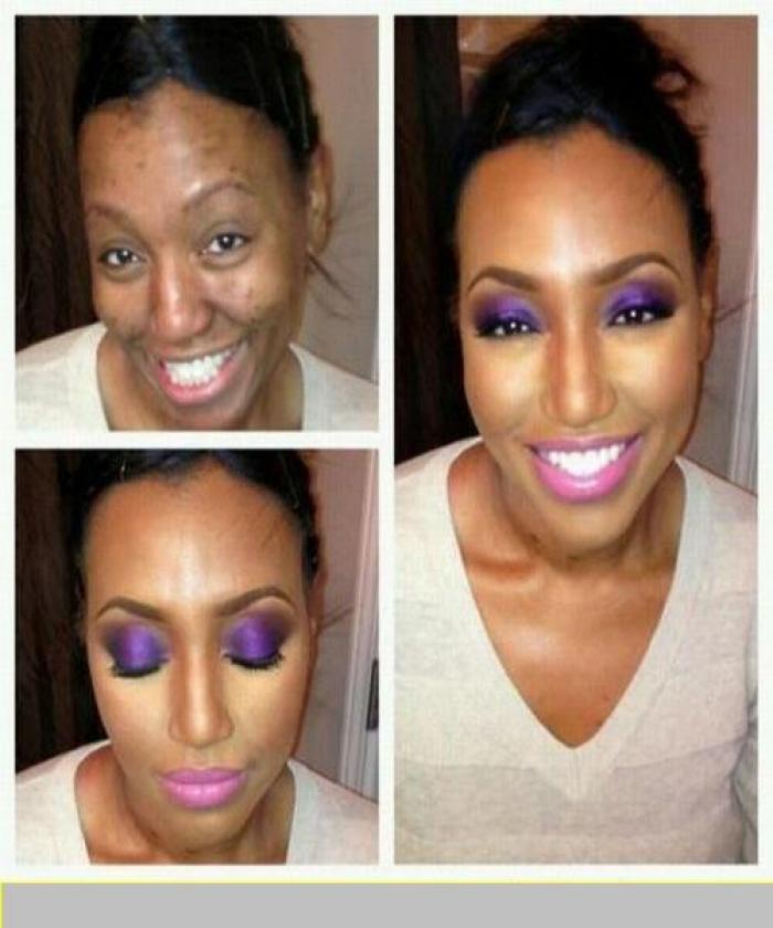 OMG...amazing. The power of make up