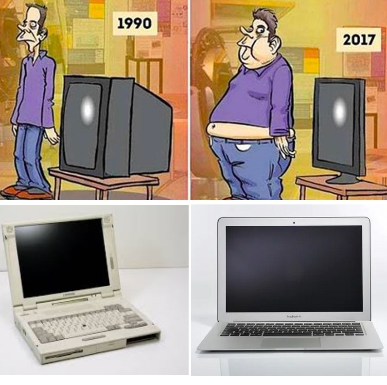 Pictures Showing How Life Is Today & How It Used To Be!
