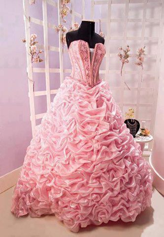 pink modern dress
