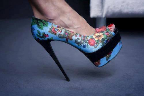 print high heel