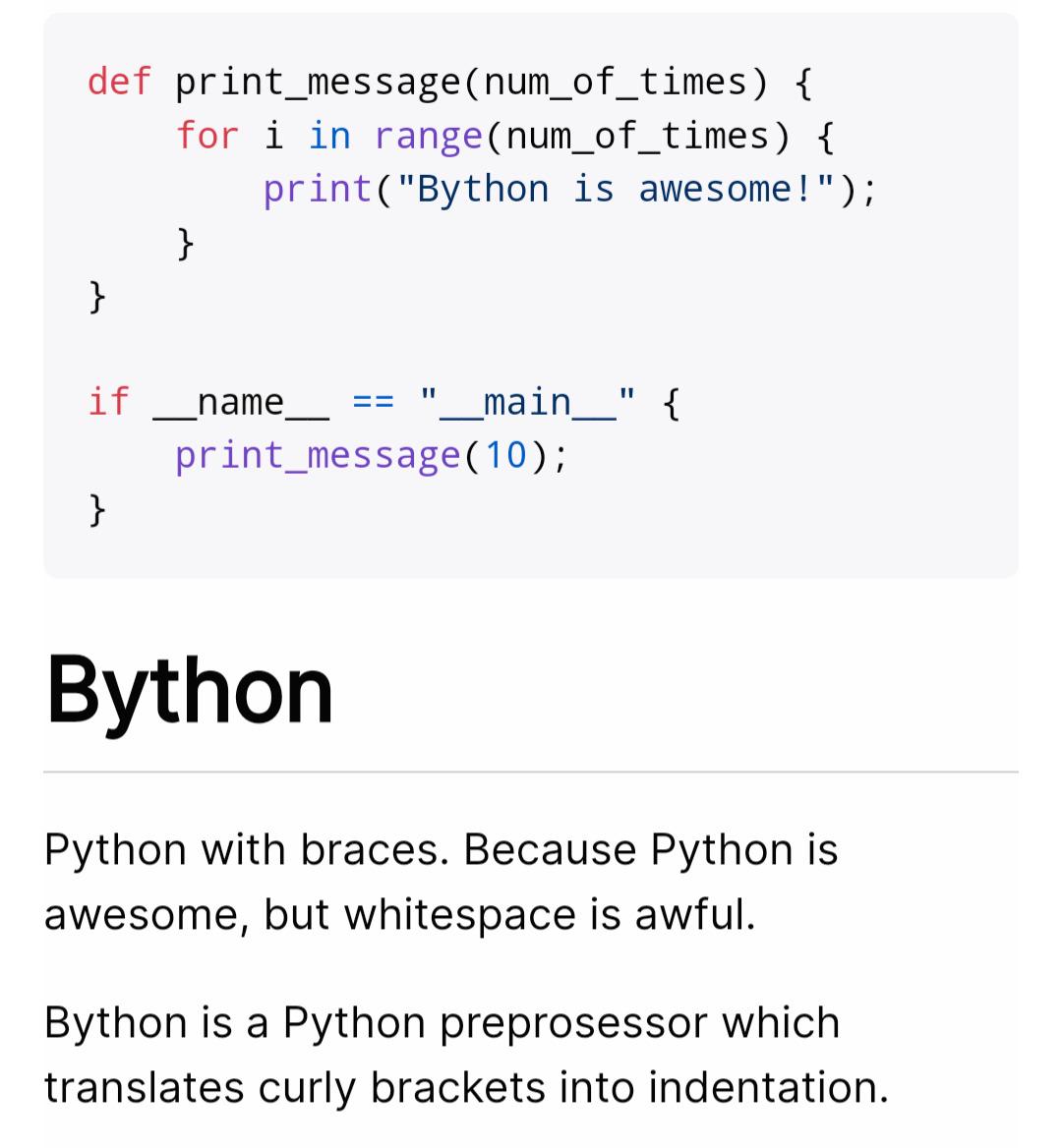 Python should be the new standard of Python