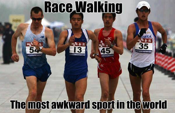 race walking!