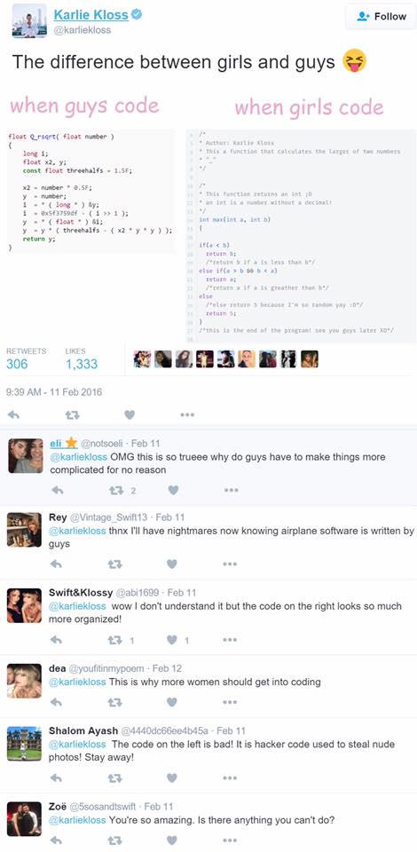 Reason why we need more girl programmer