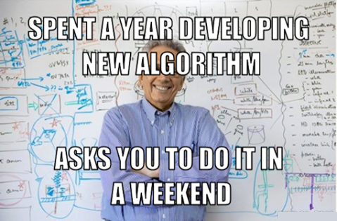 spent a year developing new algorithm