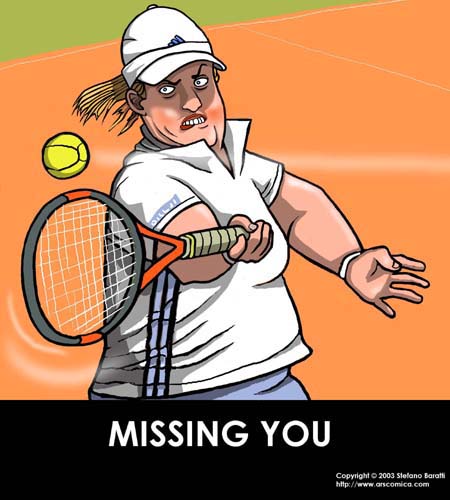 Sport graphics tennis