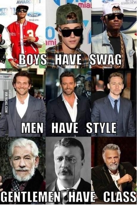 Swag vs Style vs Class