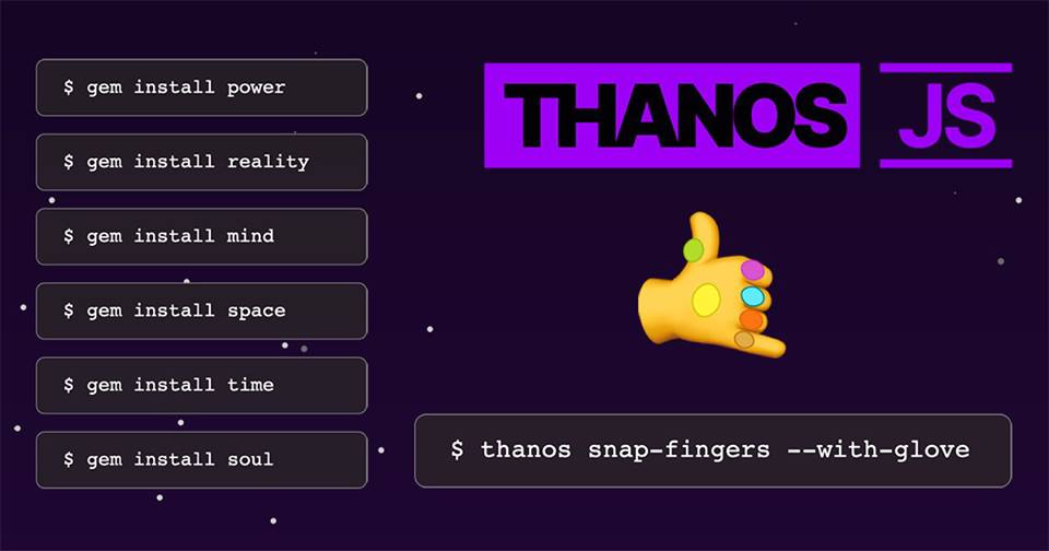 Thanos js reduces the file size of your project down to 50 by randomly deleting half of the files