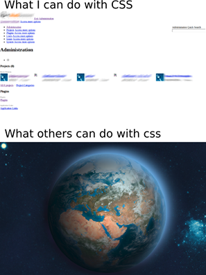 what i can do with CSS and what others do