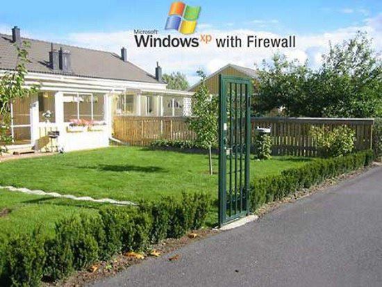 windows with firewall