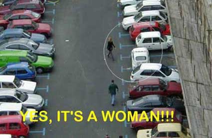 yes... it's a woman