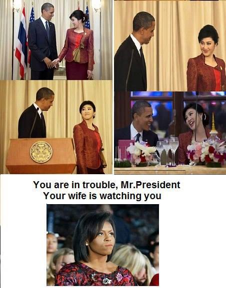 your wife is watching you